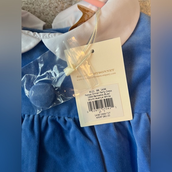 TBBC NWT Patsy’s Dinner Party Dress - Barbados Blue - 2T - Picture 3 of 4